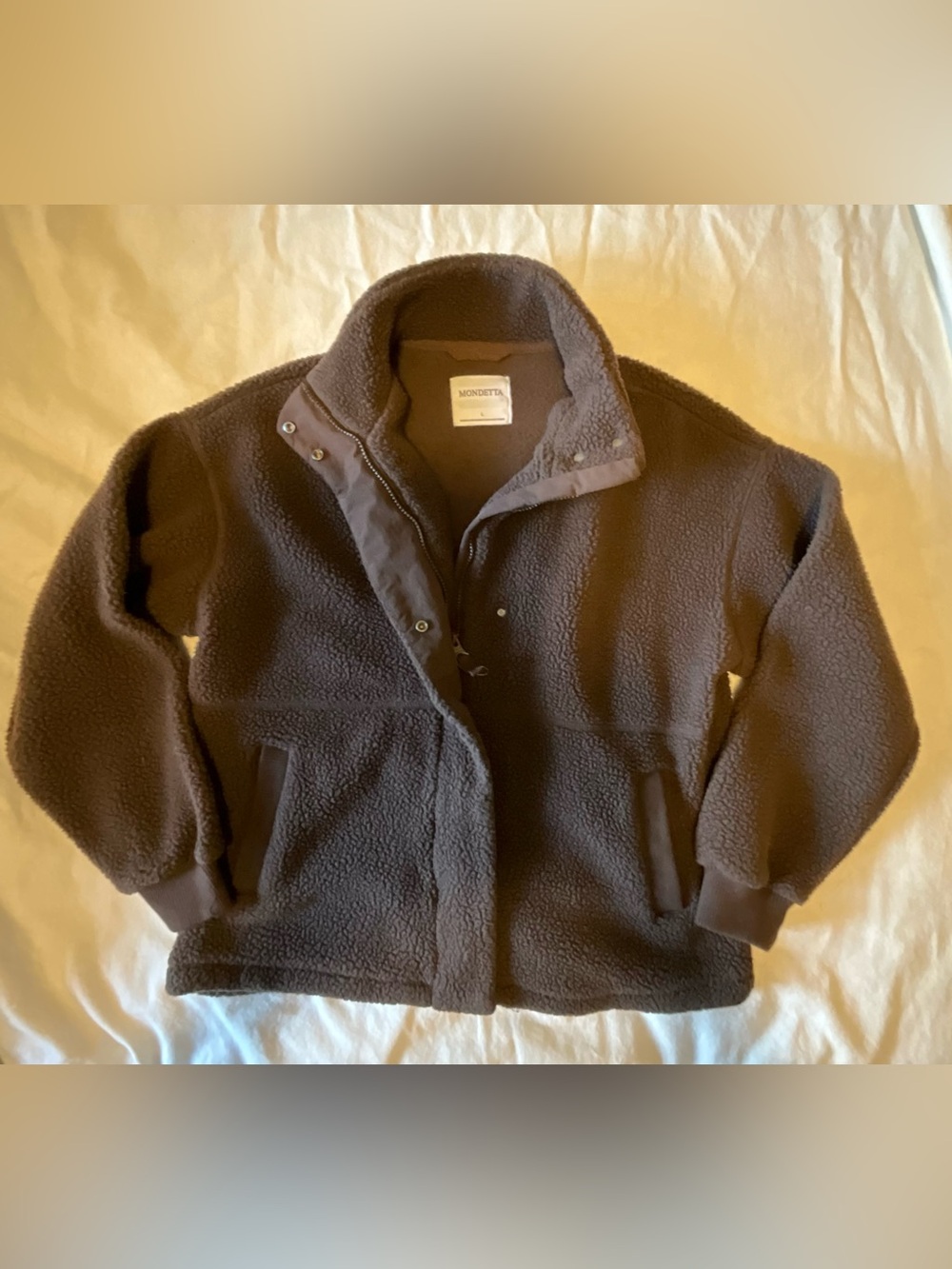 Mondetta Chocolate Brown Sherpa Jacket